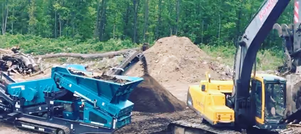Excavation site overview