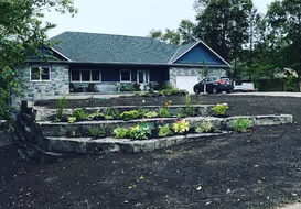 Residential landscaping project