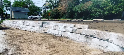 Excavator loading dump truck